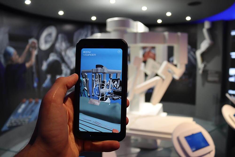 surgeons hall museum AR app mobile